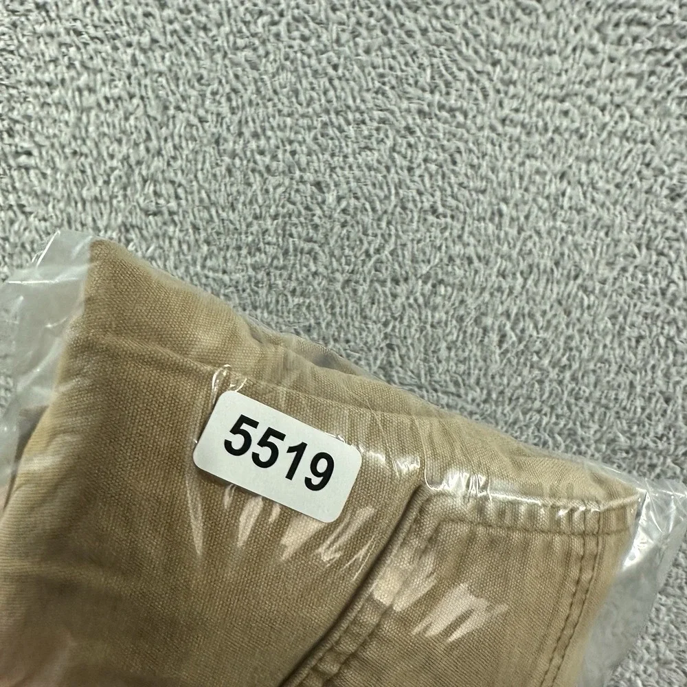 Carharrt Canvas Utility Pants Mens 46x30 (Fits 44x28) Relaxed Fit Brown Distress